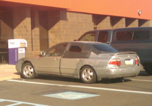 Duct tape car