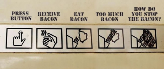 How do you stop the bacon?