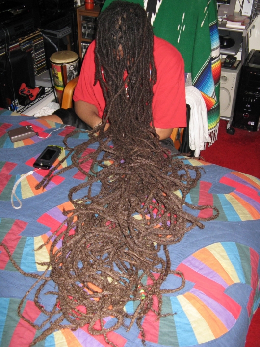 Long dreadlocks