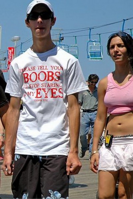 Stop staring t-shirt