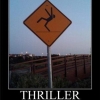 Thriller sign Thriller sign