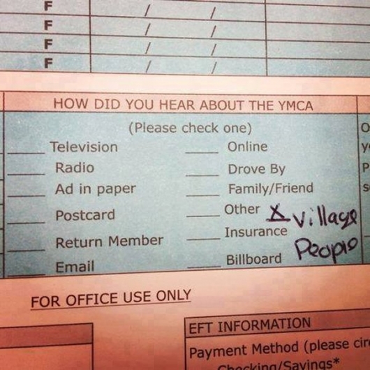 How did you hear about the YMCA?