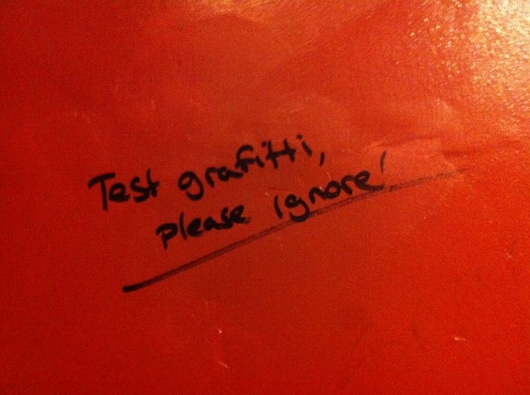 Test graffiti