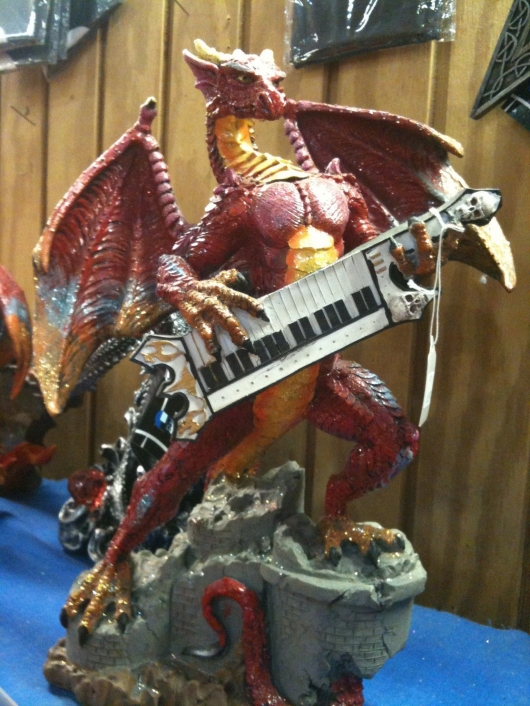 Dragon with keytar