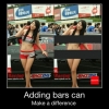 Adding bars can make a difference Adding bars can make a difference