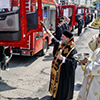Romanian priests blessing all kinds of things Romanian priests blessing all kinds of things