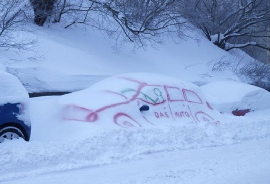 Snow graffiti