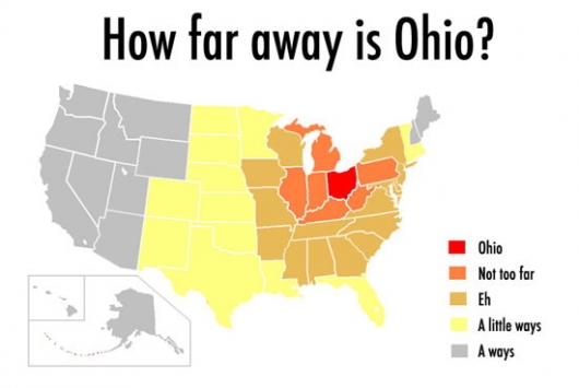 How far is ohio