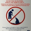 Do not piss on dolphins