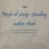 Magical poop-stealing water chair