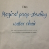Magical poop-stealing water chair Magical poop-stealing water chair