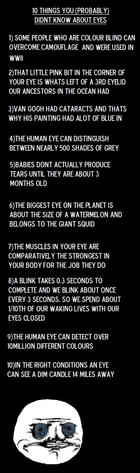 Things about eyes