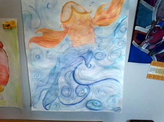 Goldfish painting fail