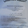 Internet dates? Internet dates?