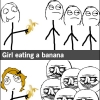 Eating a banana - guy vs. girl