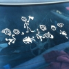Happy family car stickers Happy family car stickers