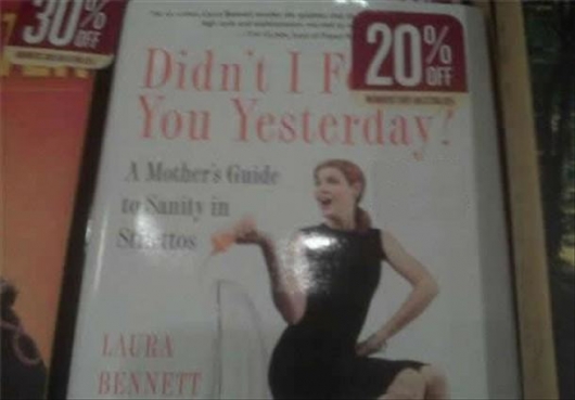 Didn't I f- you yesterday?