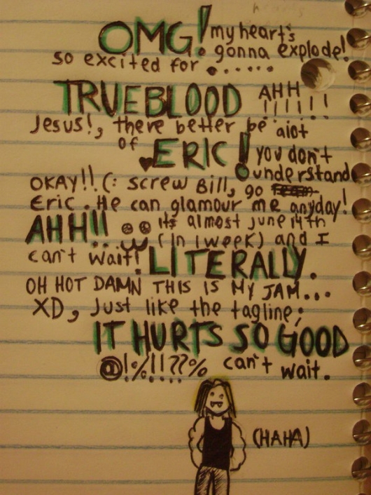 Enthusiastic True Blood fan