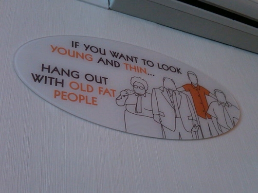 If you want to look young and thin