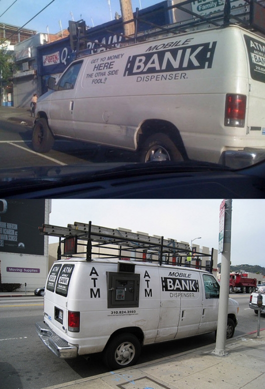 Mobile bank dispenser