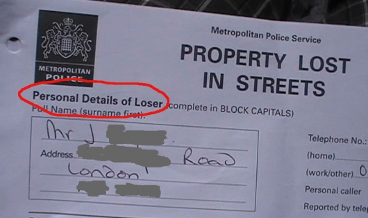 Personal details of Loser