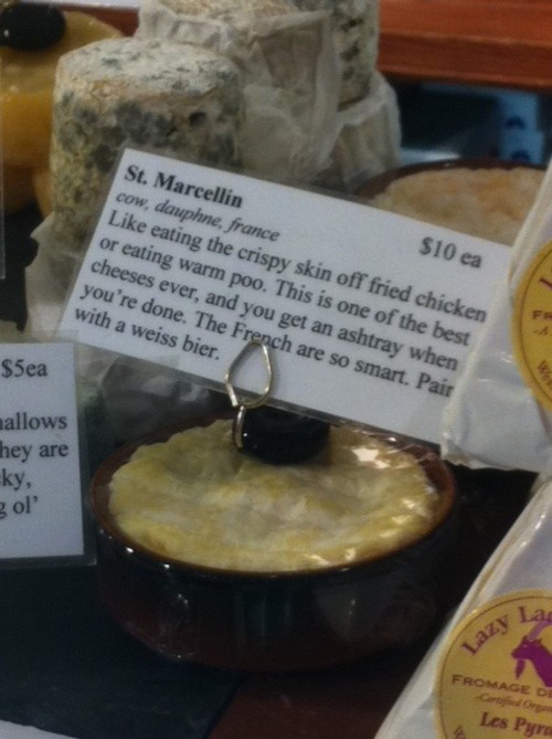 Describing cheese