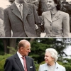 Then and now: Prince Philip and Queen Elisabeth II Then and now: Prince Philip and Queen Elisabeth II