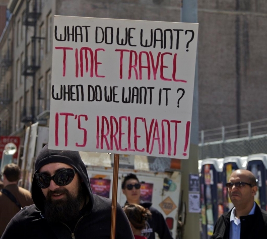 We want time travel
