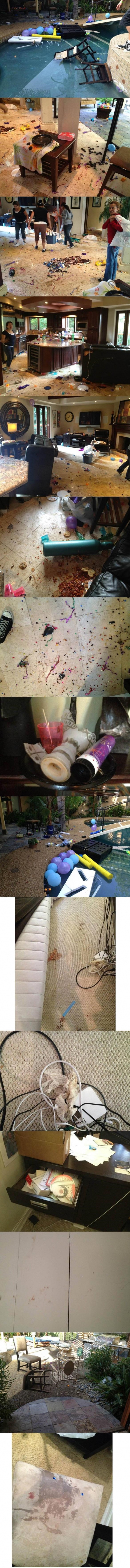 Why you should never rent you house out for a party