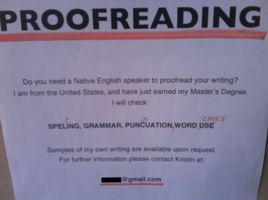 Proofreading