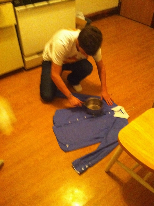 DIY ironing