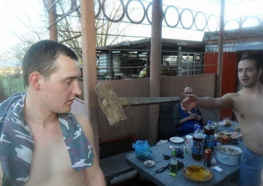 Moment before impact