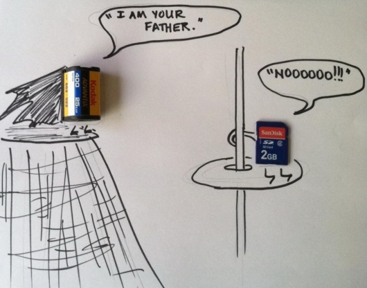 Kodak film vs. SD card