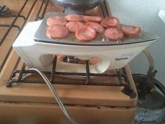 Iron grill