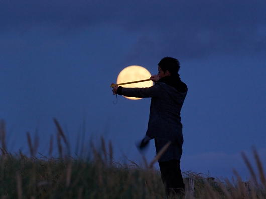Measuring the moon