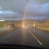 Driving into the rainbow Driving into the rainbow