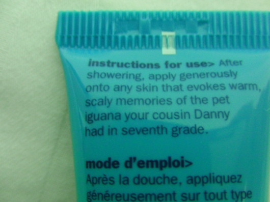 Instructions for use