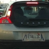 Metallica license plate Metallica license plate