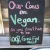 Our cows are vegan