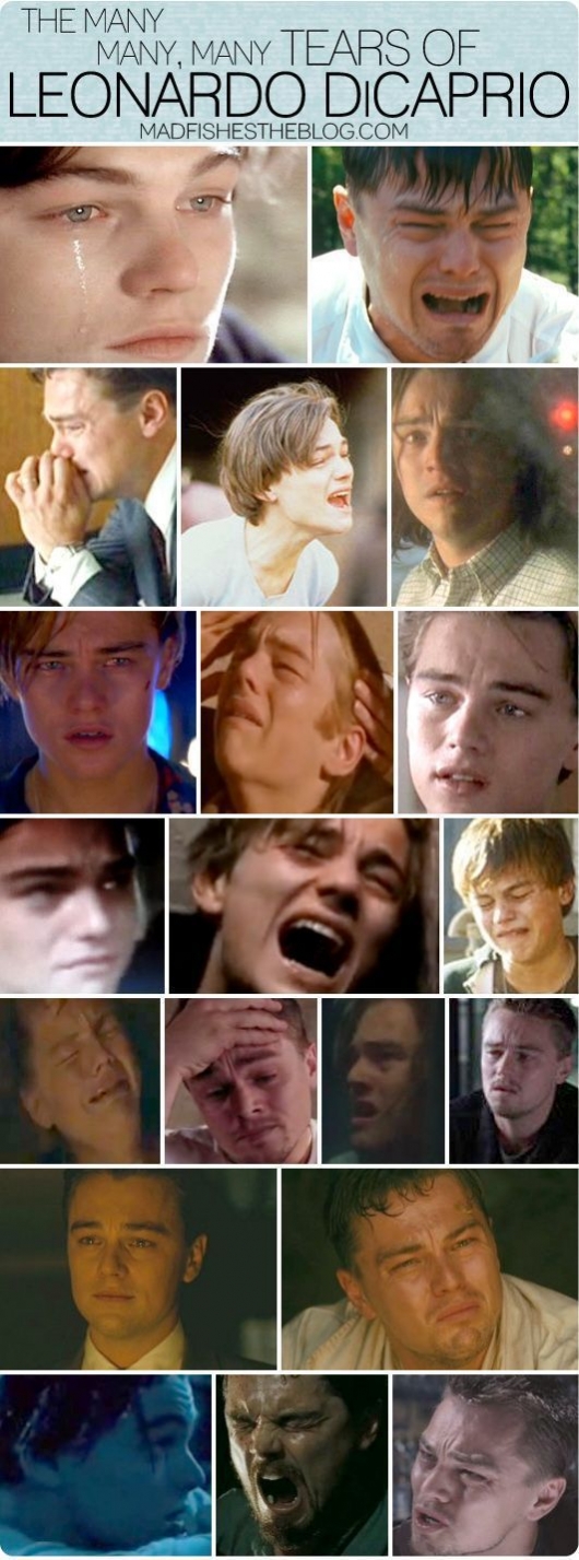 Tears of Leonardo Di Caprio