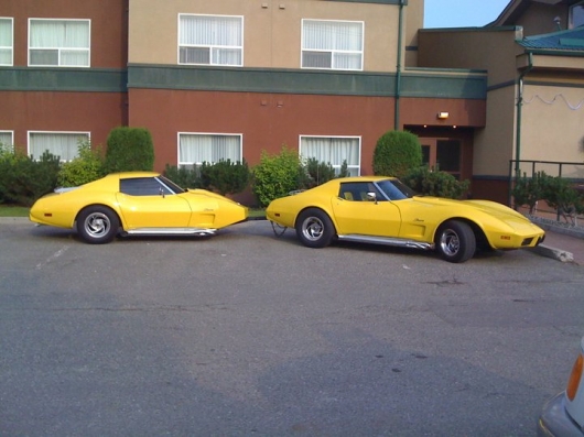 Corvette Stingray trailer