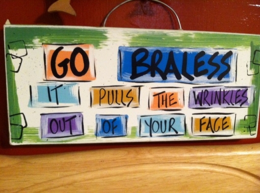 Go braless