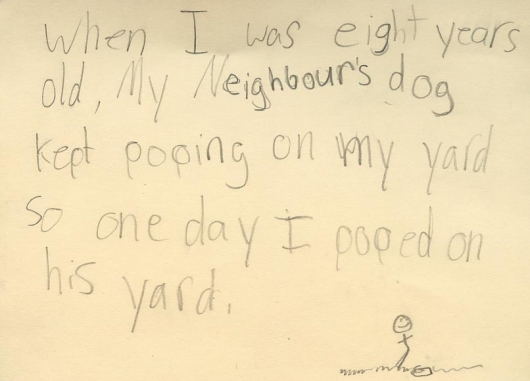 Poop revenge