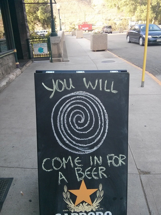 Hypno bar sign