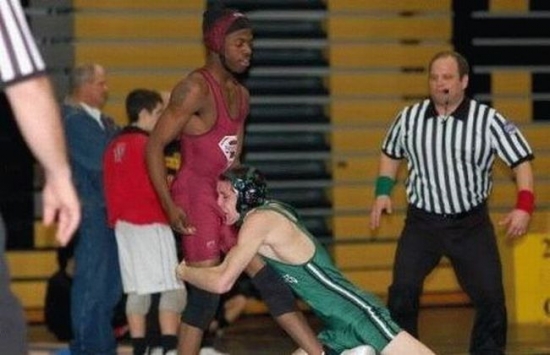 Akward sports accident