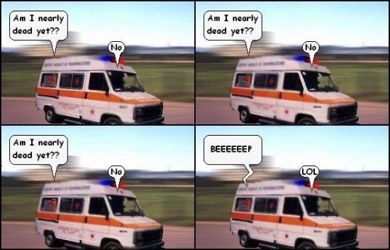 Am I nearly dead yet?