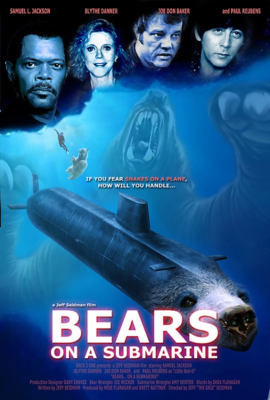 Submarine movie bears poster snakes plane posters funny remakes hilarious picshag 2006 tweet pardon salad egg august Bears on a Submarine - Really funny pictures collection on picshag.com