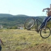 Bike jump fail Bike jump fail