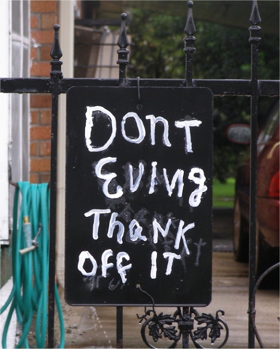 Don't Eving Thank Off It