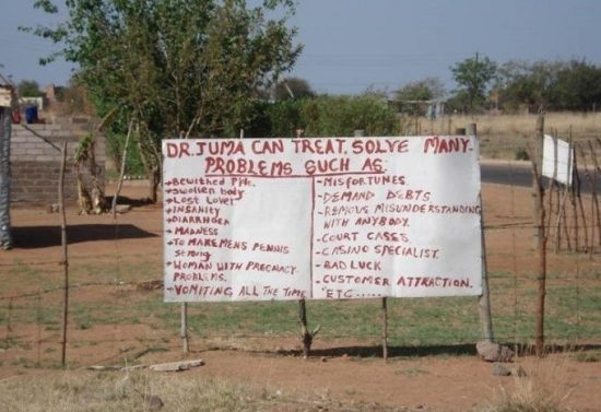 Dr. Juma can treat and solve many problems